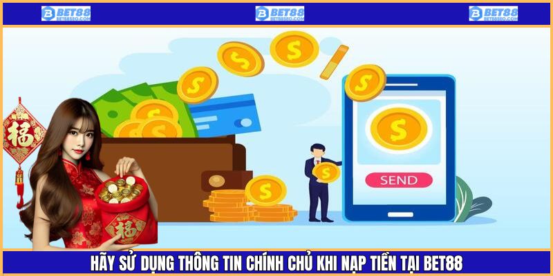 Người chơi cần sử dụng thông tin chính chủ khi giao dịch