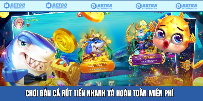 Người chơi được rút tiền nhanh chóng